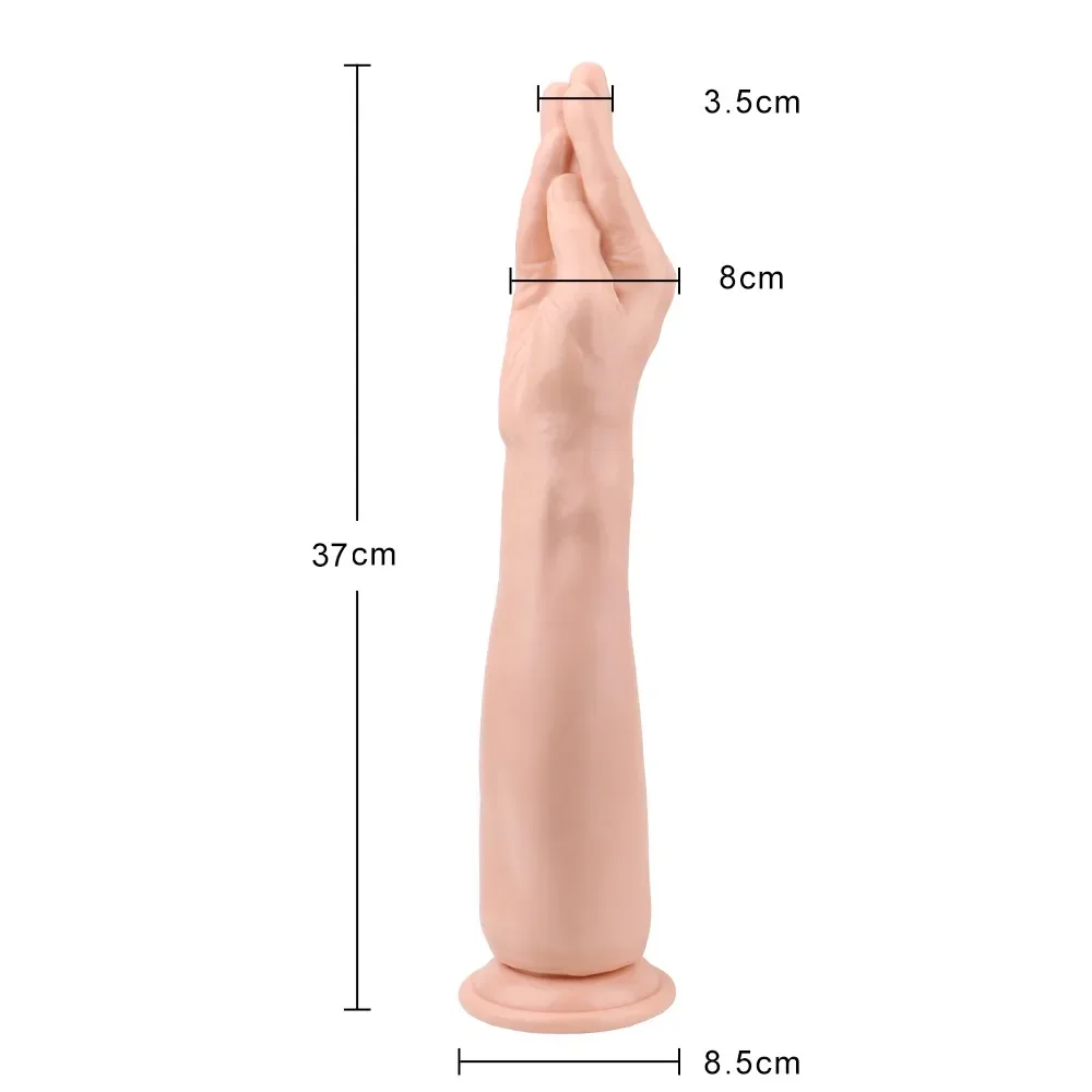 Vaginal Big Dildo XXL Female Masturbator Erotic Sex Toys Men Adult Games Bondage 37cm Sexy Hand Butt Dilator Anal Plug For Women