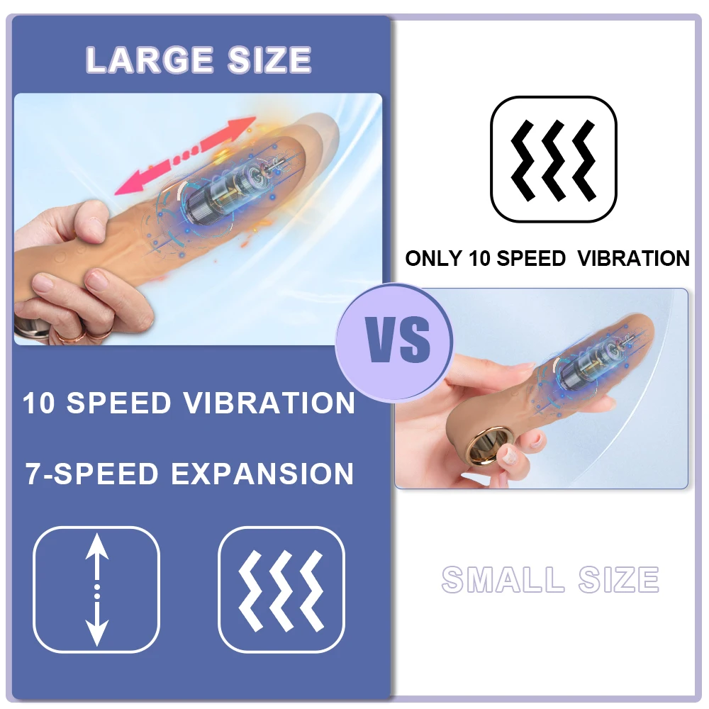 Telescopic Vibrator for Women Female Vagina Anal Stimulator Thrusting Realistic Big Penis Dildo Vibrators Masturbation Sex Toys Telescopic Vibrator for Women Female Vagina Anal Stimulator Thrusting Realistic Big Penis Dildo Vibrators Masturbation Sex Toys
