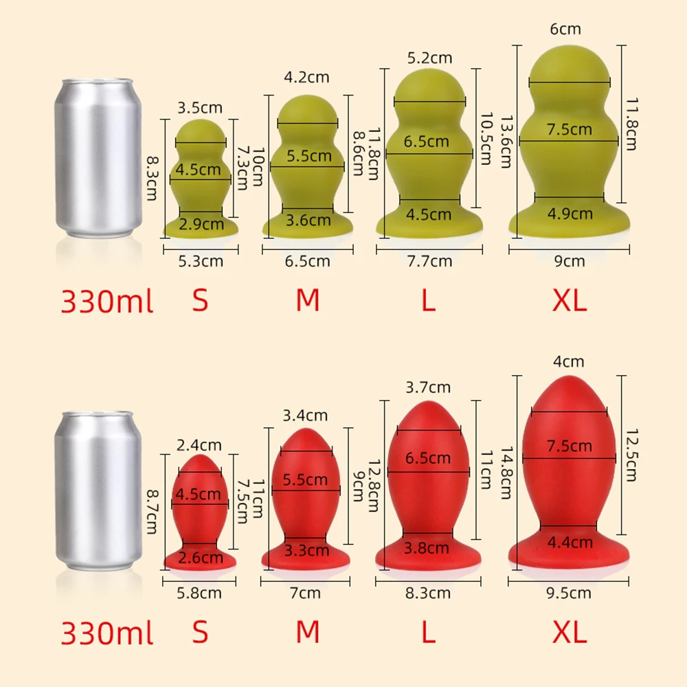 Huge Butt Plug Anal Sex Toys for Woman Men Prostate Massager Stimulator Big Dildo Suction Cup Buttplug Anus Masturbator Dilator