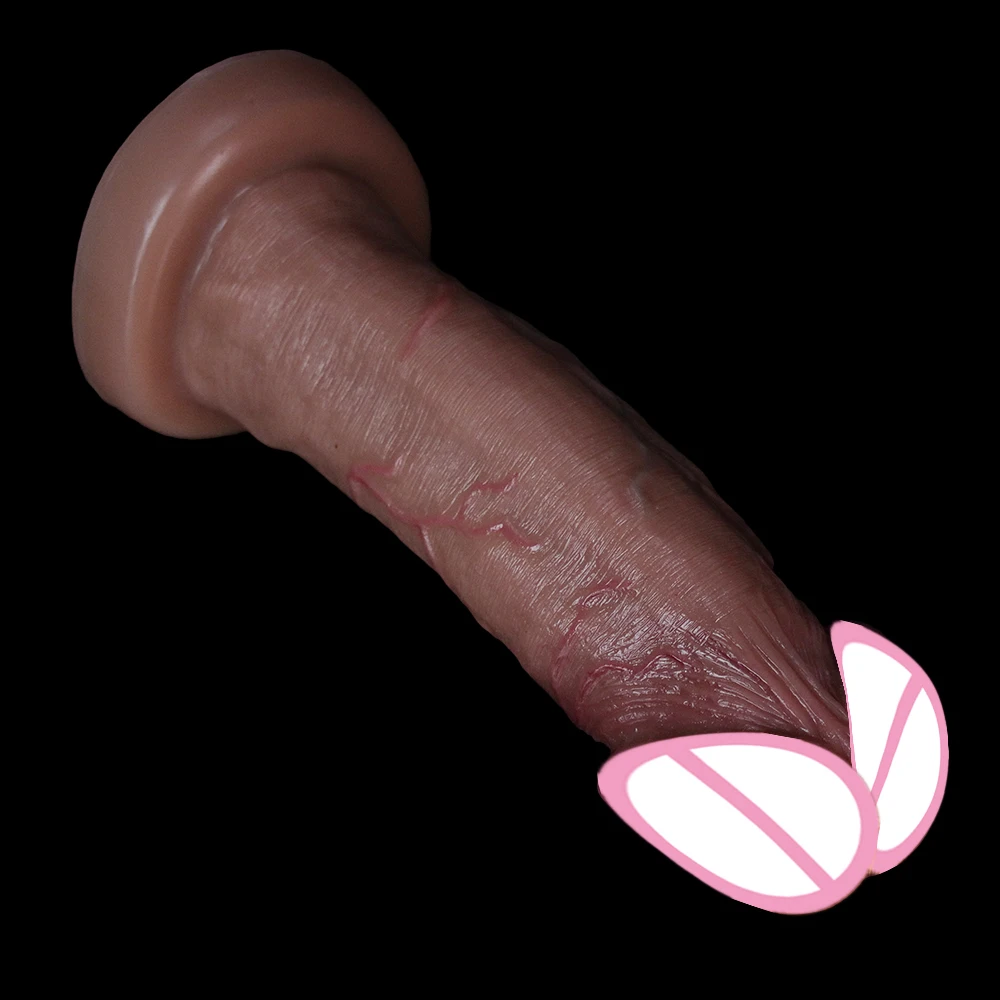 4 Styles Big Glans Realistic Dildo Soft Huge Clear Veins Penis Suction Cup Anal Sex Toys For Woman Vagina Adult Masturbator Cock