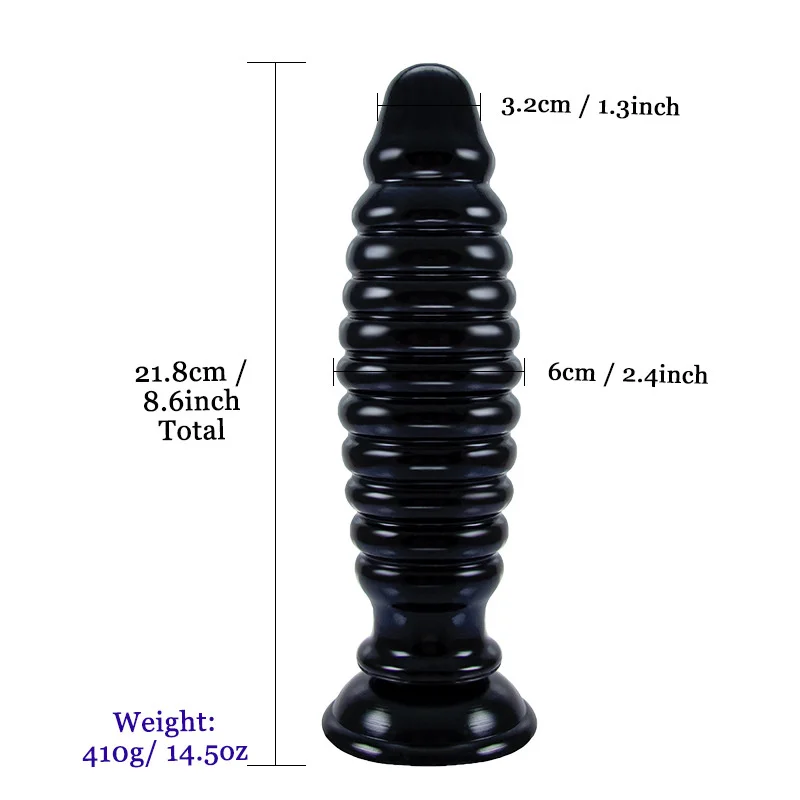 Huge Anal Dildo Threaded Large Anal Plug Prostate Massager big ButtPlug Anus dilator Adult Sex Toys for Woman man Masturbator