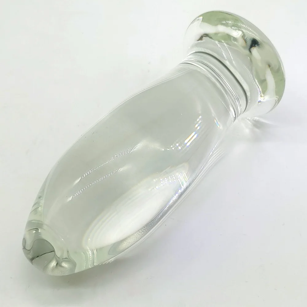 51mm Large Crystal Butt Plug Vagina Ball Big Pyrex Glass Anal Dildo Bead Fake Penis Adult Masturbate Sex Toy for Women Men Gay
