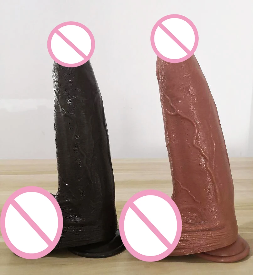 Large Thick Dildo Suction Cup, Realistic Penis Huge Dong Big Cock Dick Adult Female Masturbate Erotic Sex Toys for Women