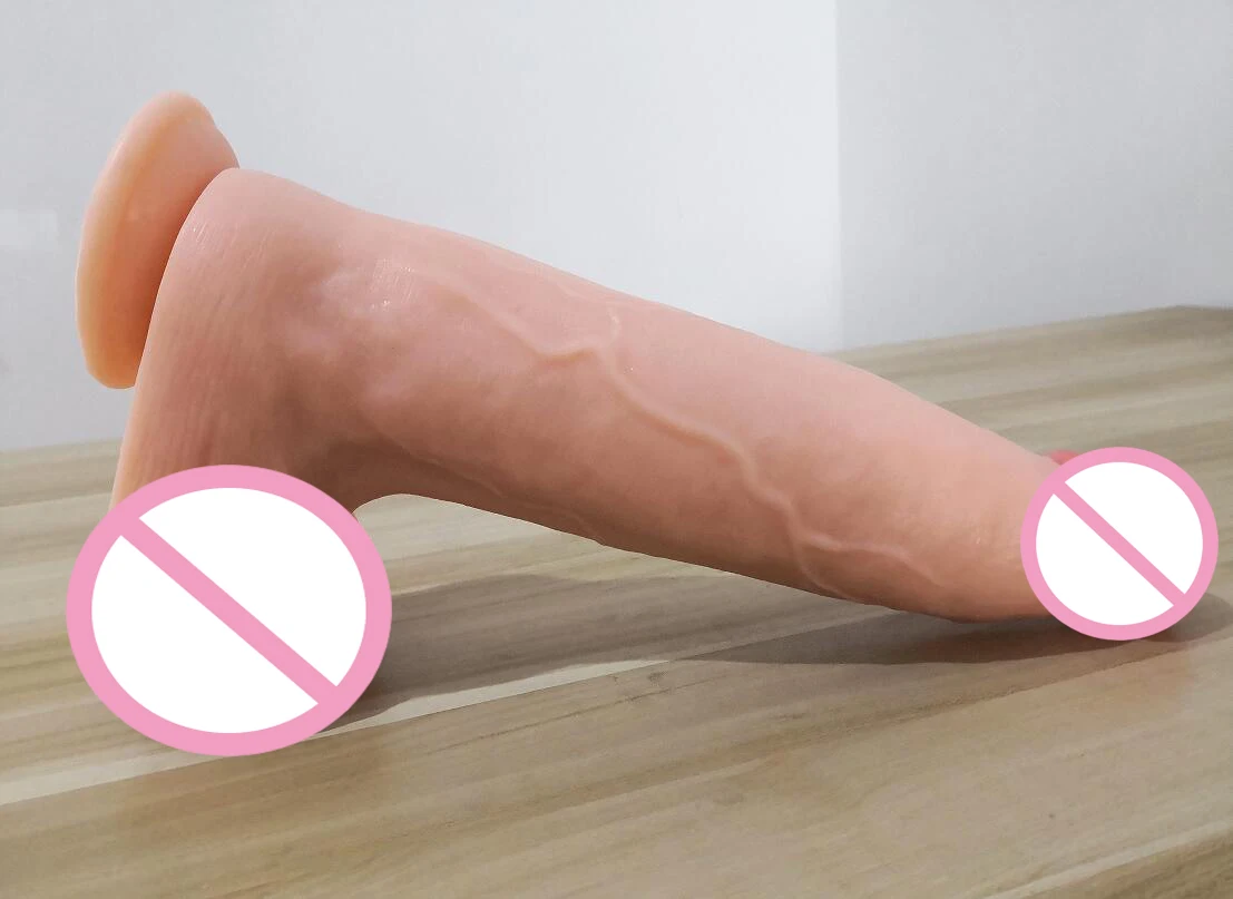 Large Thick Dildo Suction Cup, Realistic Penis Huge Dong Big Cock Dick Adult Female Masturbate Erotic Sex Toys for Women