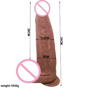 Large Thick Dildo Suction Cup, Realistic Penis Huge Dong Big Cock Dick Adult Female Masturbate Erotic Sex Toys for Women