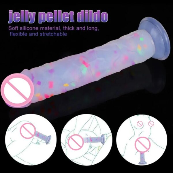 Big Dick Realistic Dildo Huge Penis Adults Anal Sex Toys for Women Men Suction Cup Vagina Orgasm G-spot Stimulator Adult Games