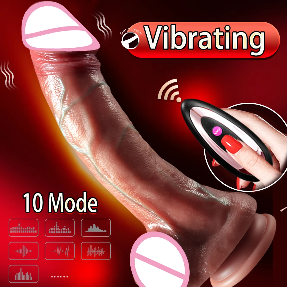 Huge Realistic Heating Dildo Vibrator - Big Dick, Remote Control Telescopic Anal Dildos, Female Stimulator Sex Toys for Women Huge Realistic Heating Dildo Vibrator - Big Dick, Remote Control Telescopic Anal Dildos, Female Stimulator Sex Toys for Women