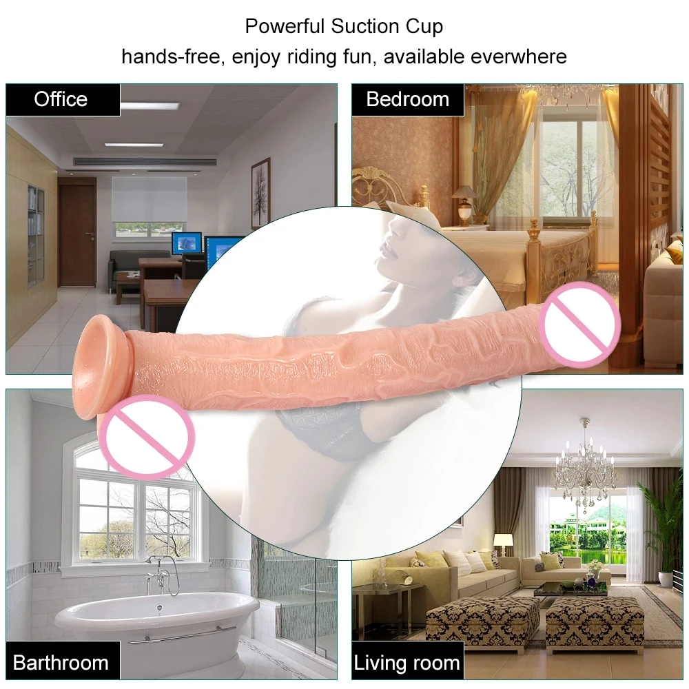 43*5cm Super long huge dildos for women with suction cup realistic horse dildo super soft thick big dildo penis Sex Toys