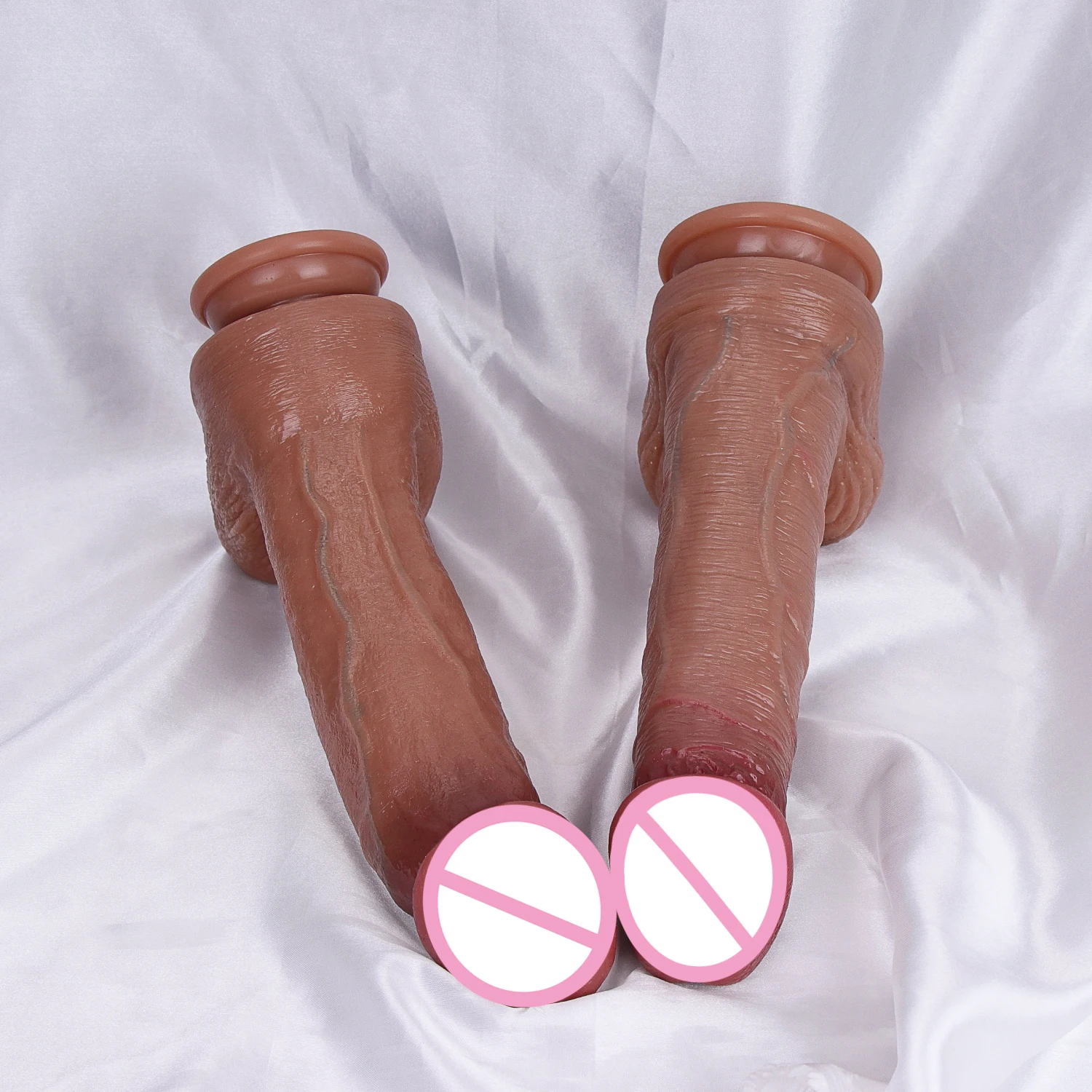 Realistic Big Double Silicone Thick Dildo Vaginal Masturbators Soft Penis Erotic Toy Gift for Women G-spot Anal Sex Flesh Dick