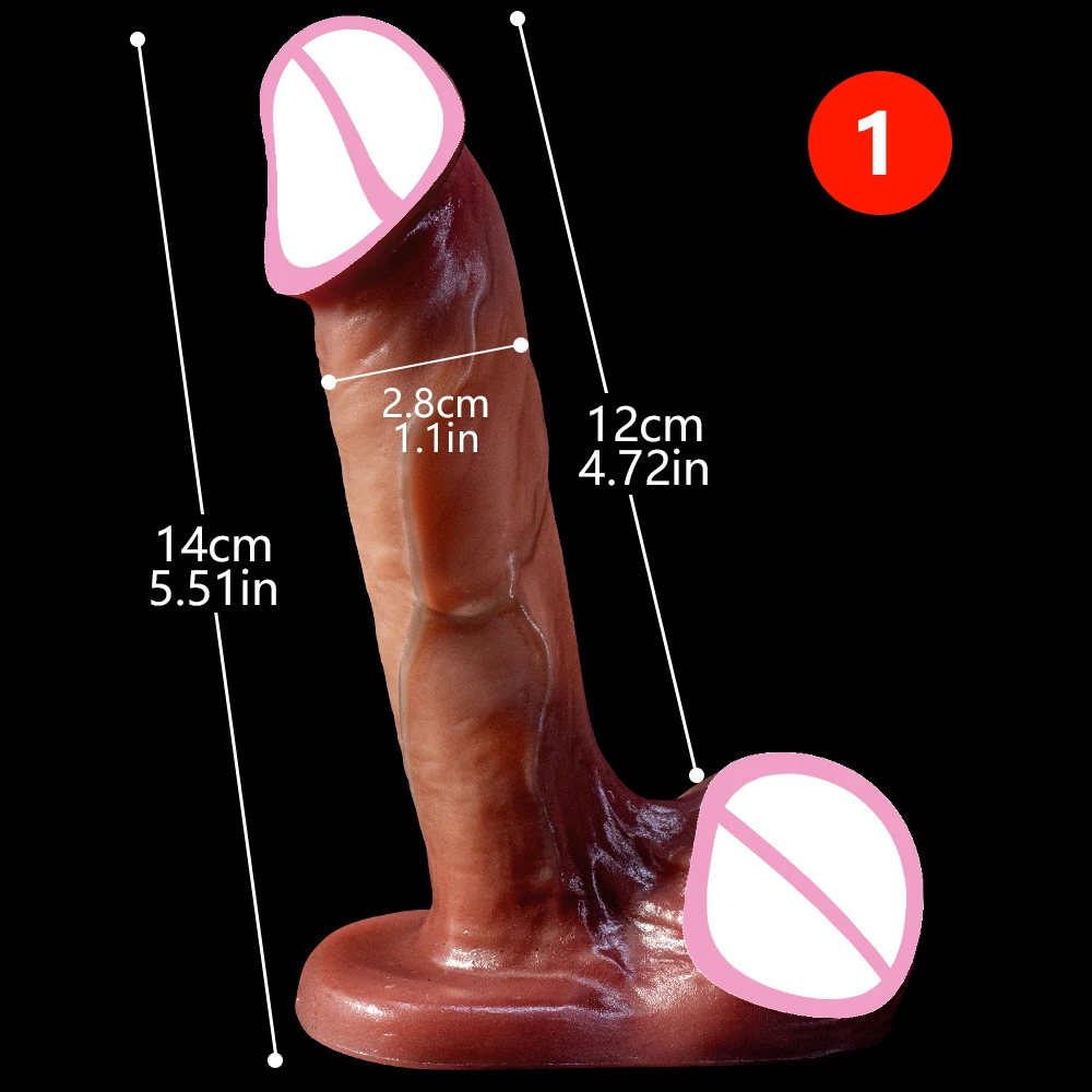 Skin Feeling Realistic Dildo Real Penis Dick Huge Big Suction Cup Strapon Hands-Free Silicone Sex Toy For Women Men Lesbian