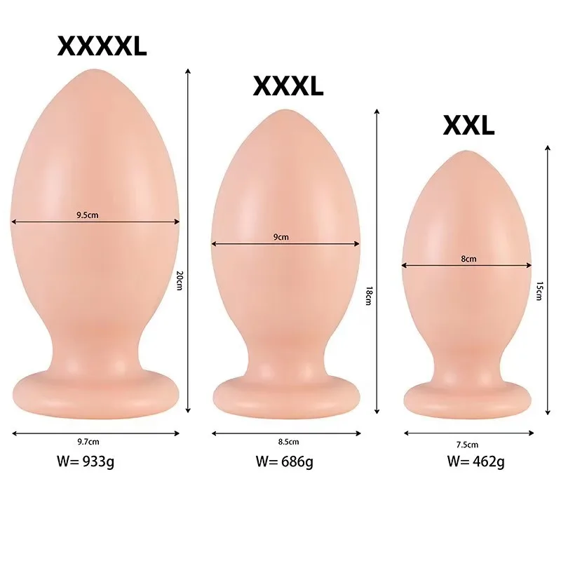 7 Sizes Huge Anal Plug Big Butt Plug Anus Enhancer Dildo Large Analplug Buttplug Bead Plug Anal Dilator Sex Toys For Women Men