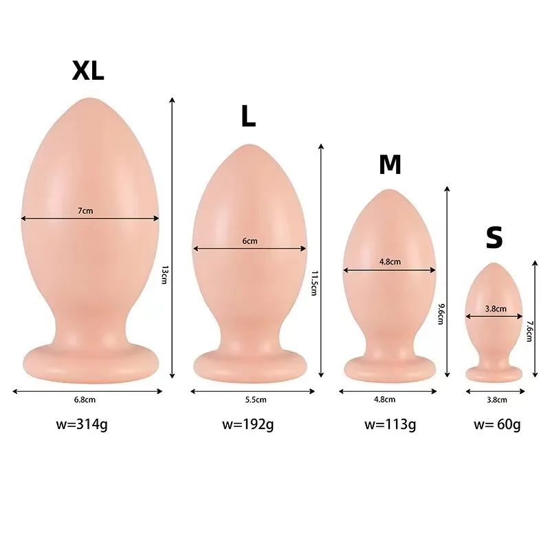 7 Sizes Huge Anal Plug Big Butt Plug Anus Enhancer Dildo Large Analplug Buttplug Bead Plug Anal Dilator Sex Toys For Women Men