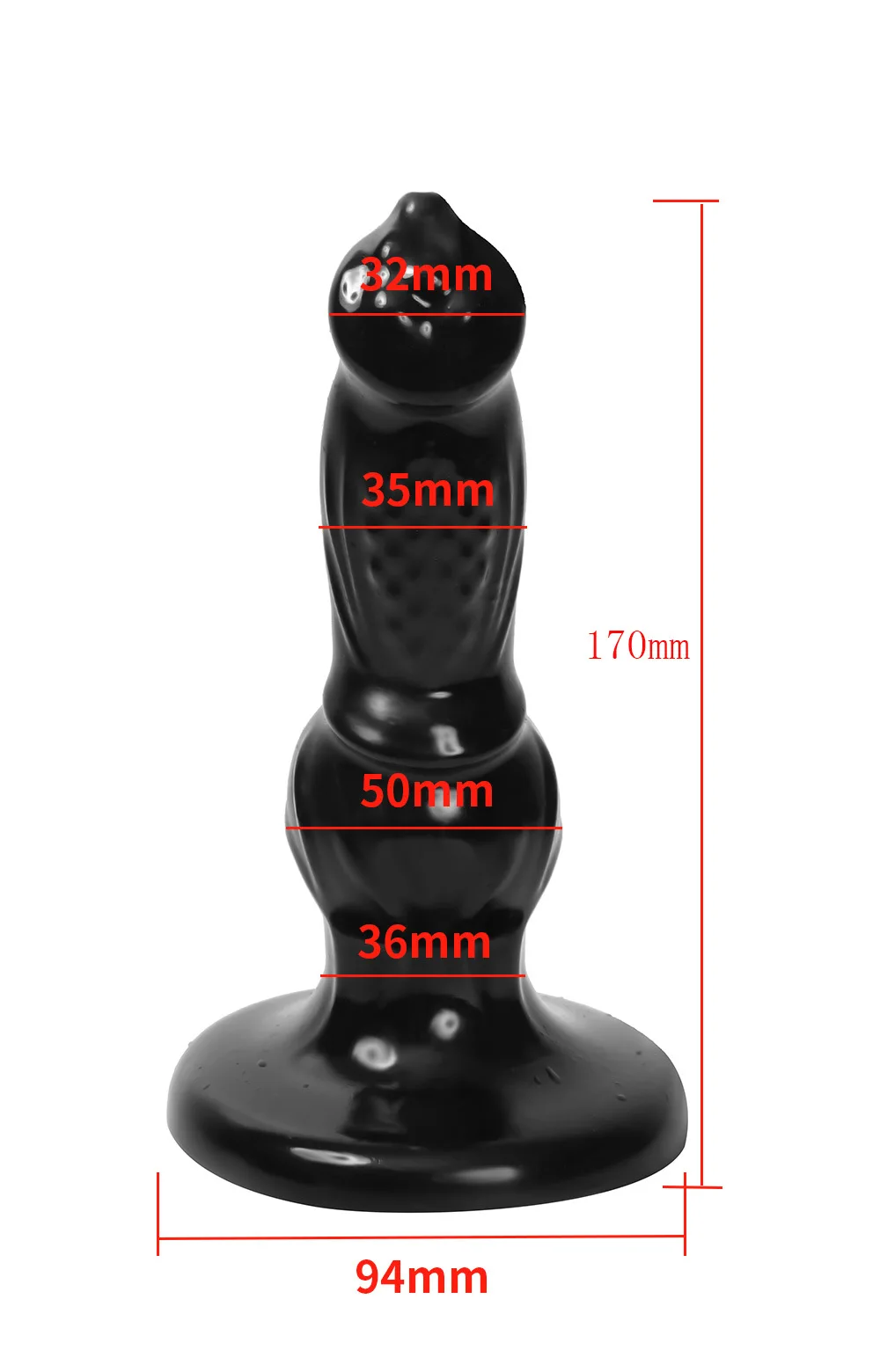 Realistic Big Dog Dildo Anal Plug With Suction Cup Silicone Large Butt Plug Prostate Massager Adult Sex Toys for Men Women