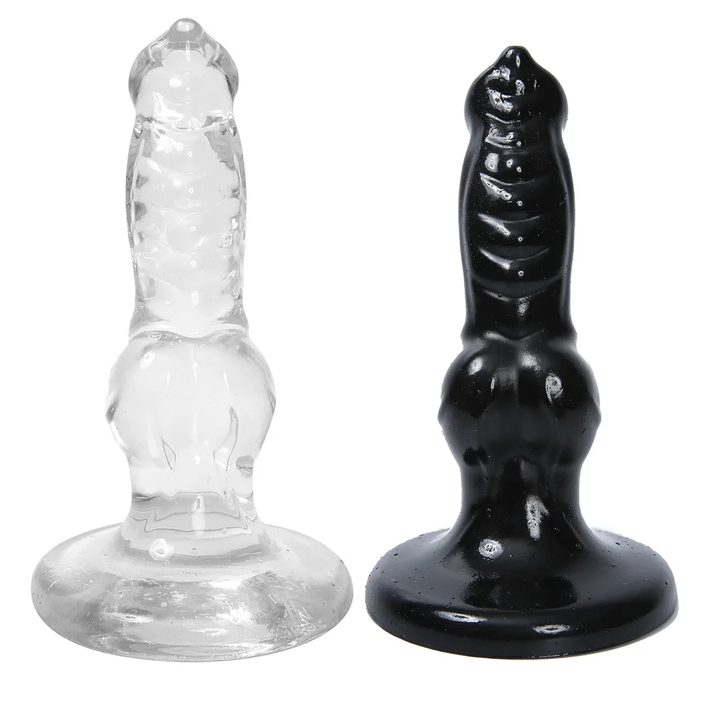 Realistic Big Dog Dildo Anal Plug With Suction Cup Silicone Large Butt Plug Prostate Massager Adult Sex Toys for Men Women