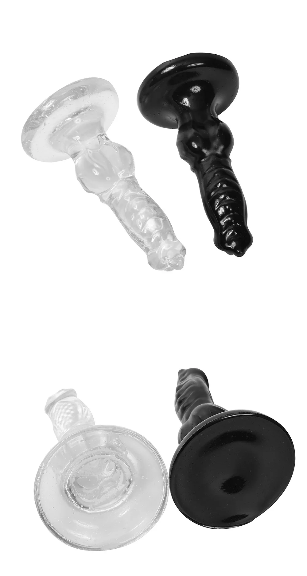 Realistic Big Dog Dildo Anal Plug With Suction Cup Silicone Large Butt Plug Prostate Massager Adult Sex Toys for Men Women