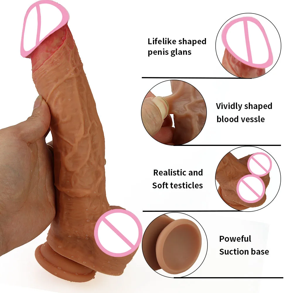 GaGu 10 Inch Super Large Realistic Silicone Dildo Women Masturbator G-Spot Big Dick for Bisexual Anal Plug Sex Toys Glass Dildos GaGu 10 Inch Super Large Realistic Silicone Dildo Women Masturbator G-Spot Big Dick for Bisexual Anal Plug Sex Toys Glass Dildos