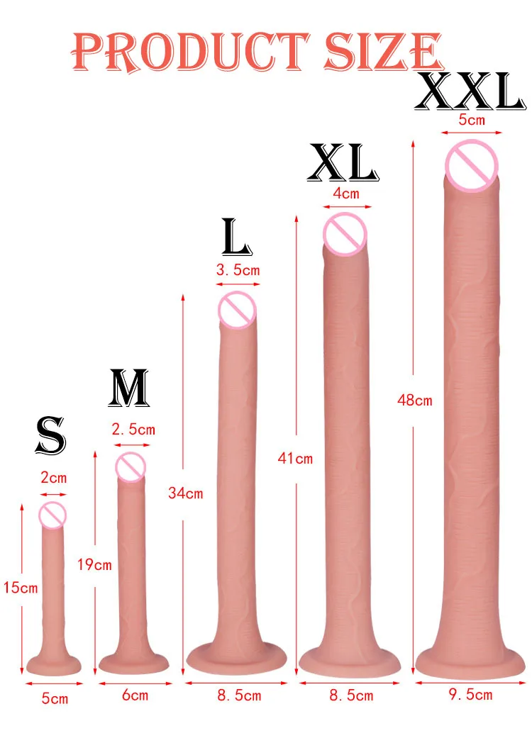 48cm Long Penis Dildo Anal Sex Toys For Men Women Horse Dick Big Penis With Suction Cup Dildos Female Masturbator Huge Phallus