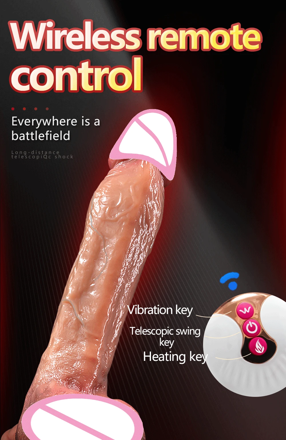 XXXL Huge Dildo Vibrator Heating Wireless Remote Telescopic Dildo Vibrators For Women Realistic Penis Swing Big Dick Sex Toys XXXL Huge Dildo Vibrator Heating Wireless Remote Telescopic Dildo Vibrators For Women Realistic Penis Swing Big Dick Sex Toys
