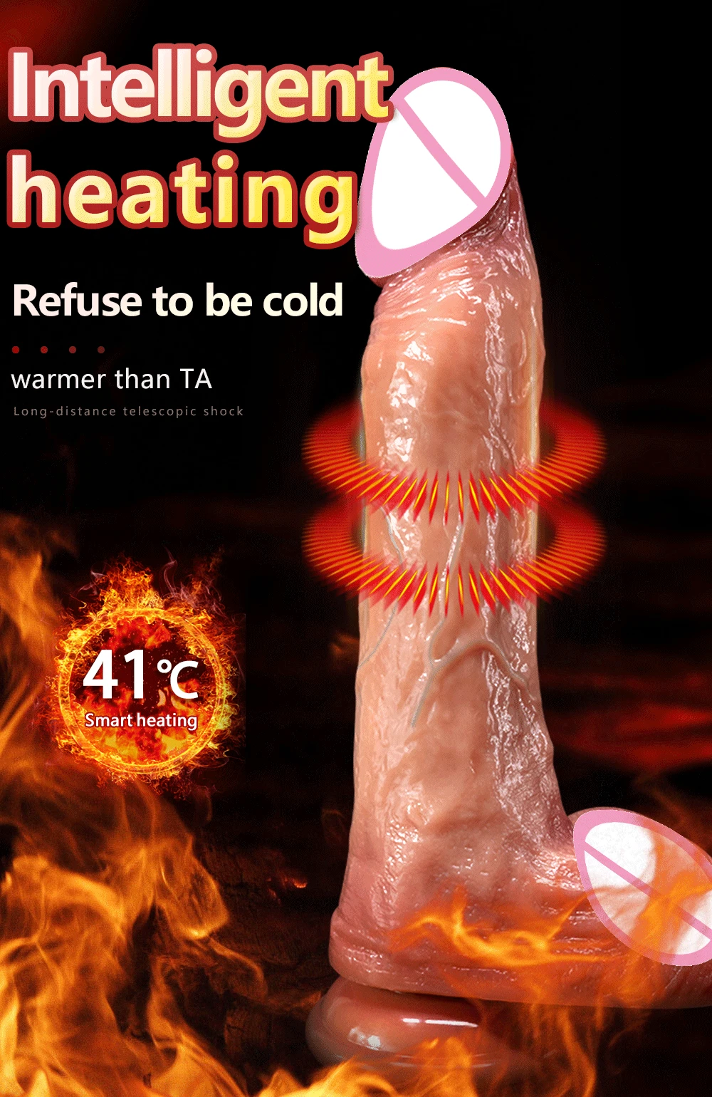 XXXL Huge Dildo Vibrator Heating Wireless Remote Telescopic Dildo Vibrators For Women Realistic Penis Swing Big Dick Sex Toys XXXL Huge Dildo Vibrator Heating Wireless Remote Telescopic Dildo Vibrators For Women Realistic Penis Swing Big Dick Sex Toys