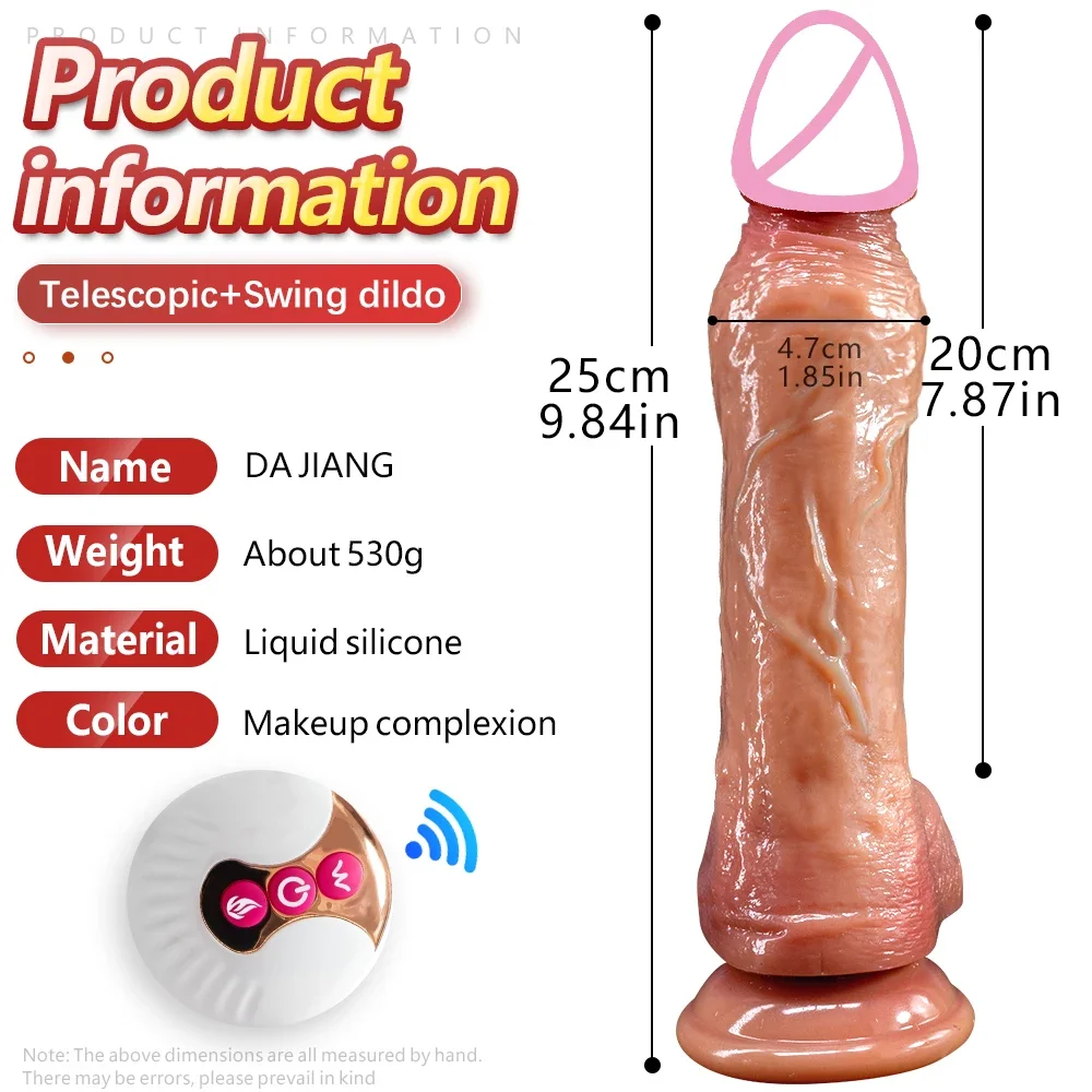 XXXL Huge Dildo Vibrator Heating Wireless Remote Telescopic Dildo Vibrators For Women Realistic Penis Swing Big Dick Sex Toys XXXL Huge Dildo Vibrator Heating Wireless Remote Telescopic Dildo Vibrators For Women Realistic Penis Swing Big Dick Sex Toys
