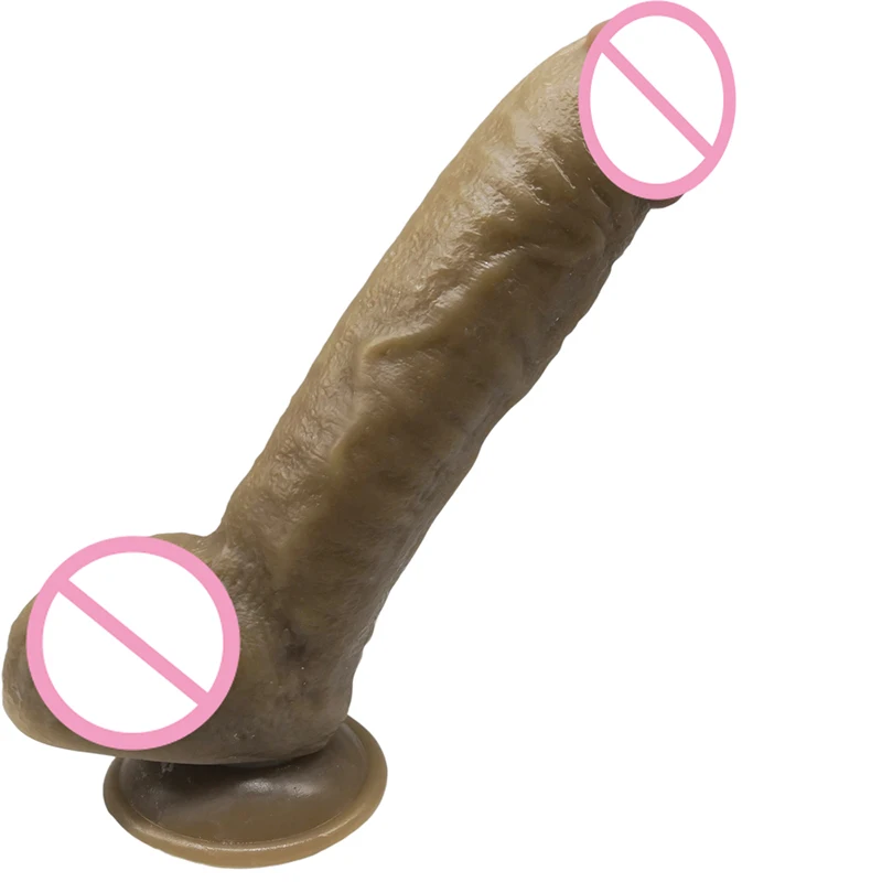 Super Big and Soft Dildo Suction Cup Realistic Glans Huge Penis Adult Toys for Couples Sex Clearance Insert Vagina or Anal Plug