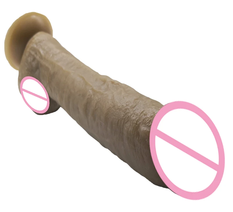 Super Big and Soft Dildo Suction Cup Realistic Glans Huge Penis Adult Toys for Couples Sex Clearance Insert Vagina or Anal Plug