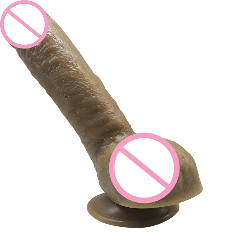 Super Big and Soft Dildo Suction Cup Realistic Glans Huge Penis Adult Toys for Couples Sex Clearance Insert Vagina or Anal Plug