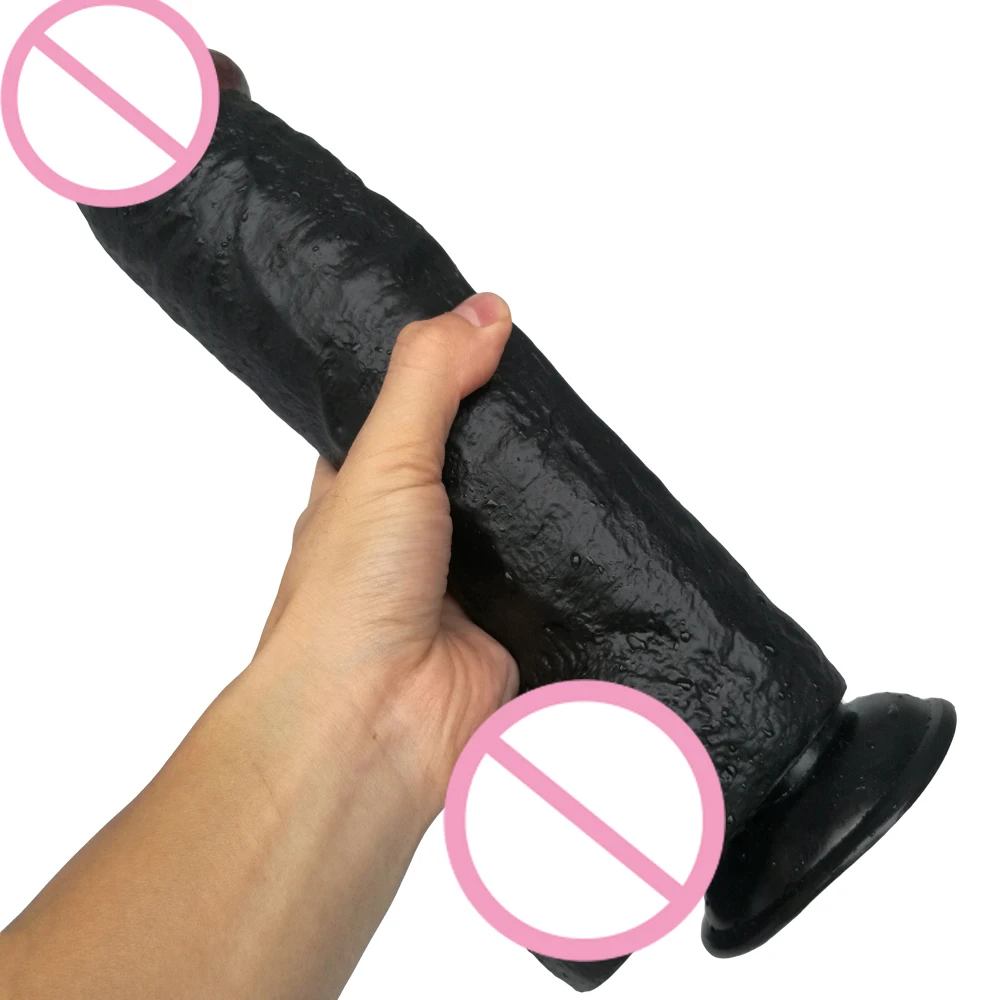 Super Big and Soft Dildo Suction Cup Realistic Glans Huge Penis Adult Toys for Couples Sex Clearance Insert Vagina or Anal Plug