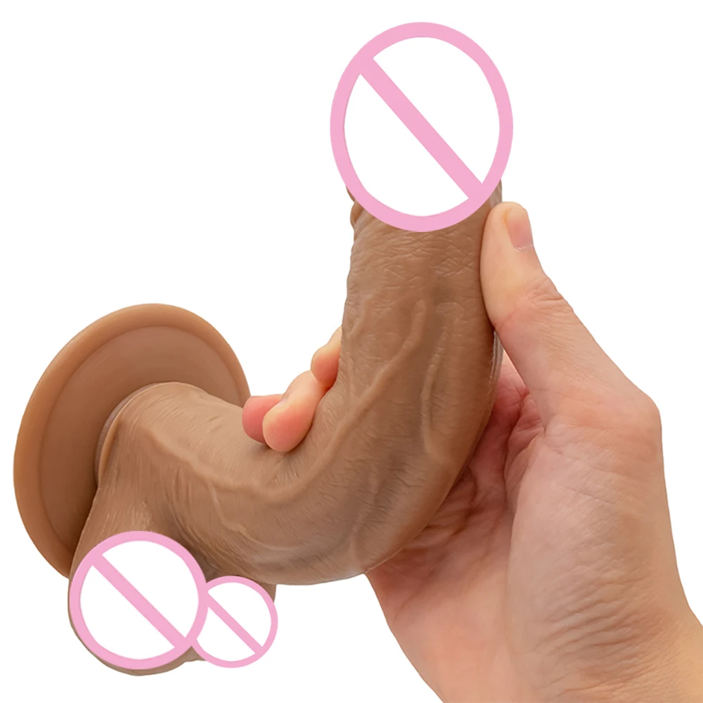 Skin Feeling Realistic Huge Dildo Soft Material Big Penis with Suction Cup Sex Toys Phallus for Female Masturbation Large Dick