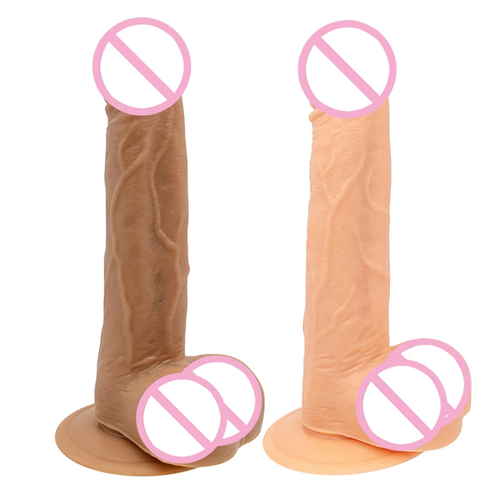 Skin Feeling Realistic Huge Dildo Soft Material Big Penis with Suction Cup Sex Toys Phallus for Female Masturbation Large Dick