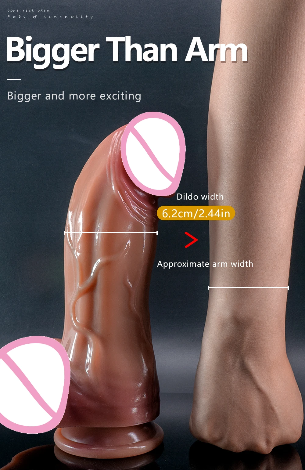 Huge Dildo Soft Silicone Suction Cup Penis Lesbian Fake Dick Big Anal Dildos Masturbator Adult Sex Toys for Women Men 18+