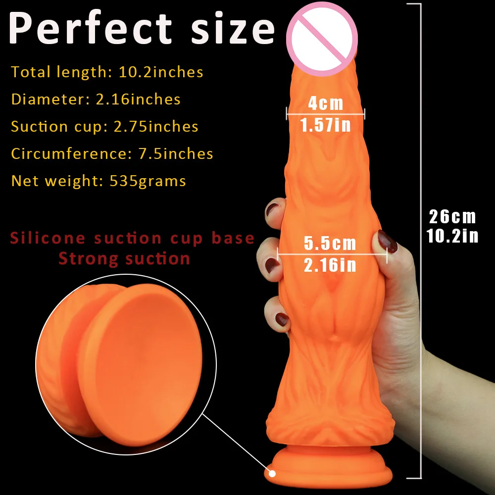 New Arrival Large Anal Sex Toys Butt Fantasy Realistic Dildo Animal Massage For Men Women Big Anal Beads Liquid Silicone Penis
