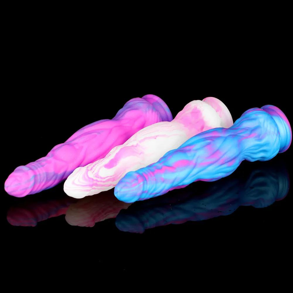 New Arrival Large Anal Sex Toys Butt Fantasy Realistic Dildo Animal Massage For Men Women Big Anal Beads Liquid Silicone Penis