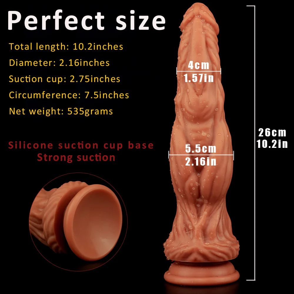 New Arrival Large Anal Sex Toys Butt Fantasy Realistic Dildo Animal Massage For Men Women Big Anal Beads Liquid Silicone Penis