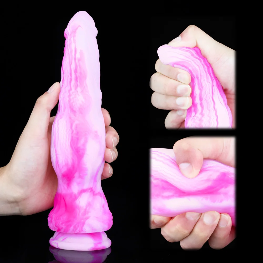 New Arrival Large Anal Sex Toys Butt Fantasy Realistic Dildo Animal Massage For Men Women Big Anal Beads Liquid Silicone Penis
