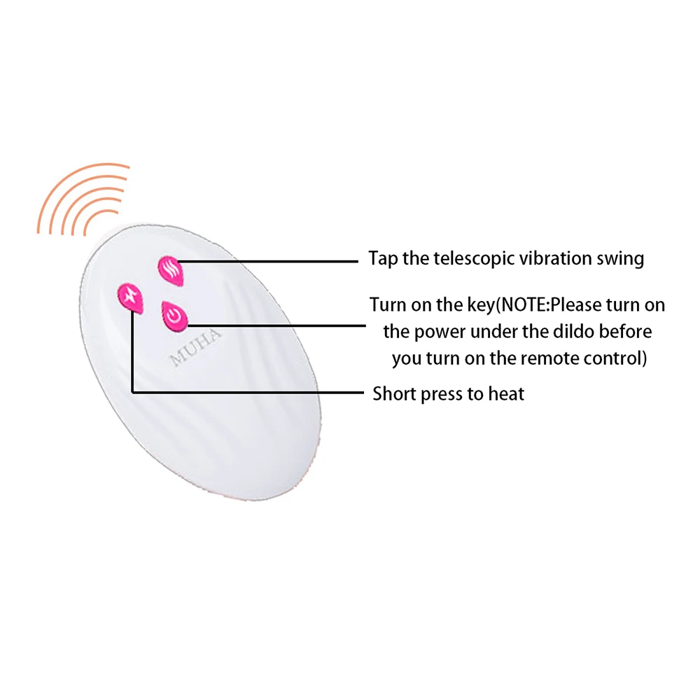 Realistic Dildo Vibrator for Women Sex Toys Heating Big Cock Remote Control Penis Telescopic Vibrators Anal Female Stimulator