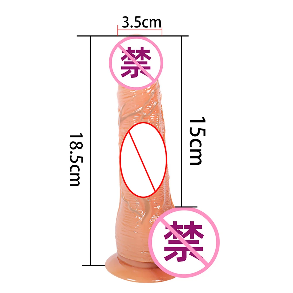 Realistic Dildo Vibrator for Women Sex Toys Heating Big Cock Remote Control Penis Telescopic Vibrators Anal Female Stimulator