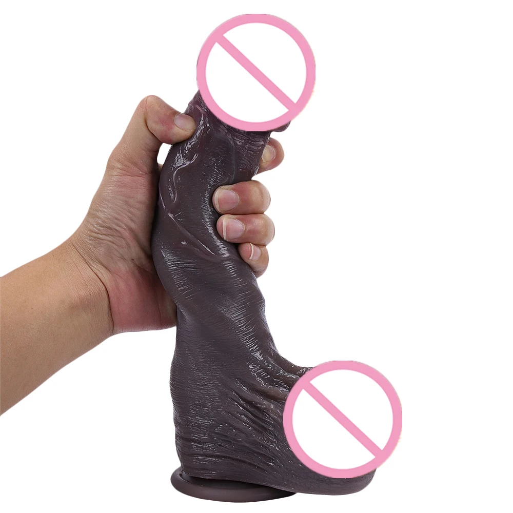 New Skin Double Penetration Realistic Dildo Big Huge Penis Suction Cup Cock Dick Anal Plug Sex Toys For Women Prostate Massager New Skin Double Penetration Realistic Dildo Big Huge Penis Suction Cup Cock Dick Anal Plug Sex Toys For Women Prostate Massager