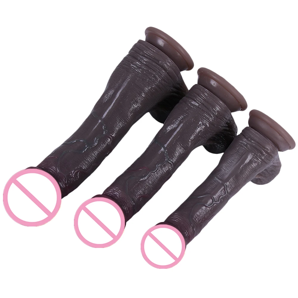 New Skin Double Penetration Realistic Dildo Big Huge Penis Suction Cup Cock Dick Anal Plug Sex Toys For Women Prostate Massager New Skin Double Penetration Realistic Dildo Big Huge Penis Suction Cup Cock Dick Anal Plug Sex Toys For Women Prostate Massager