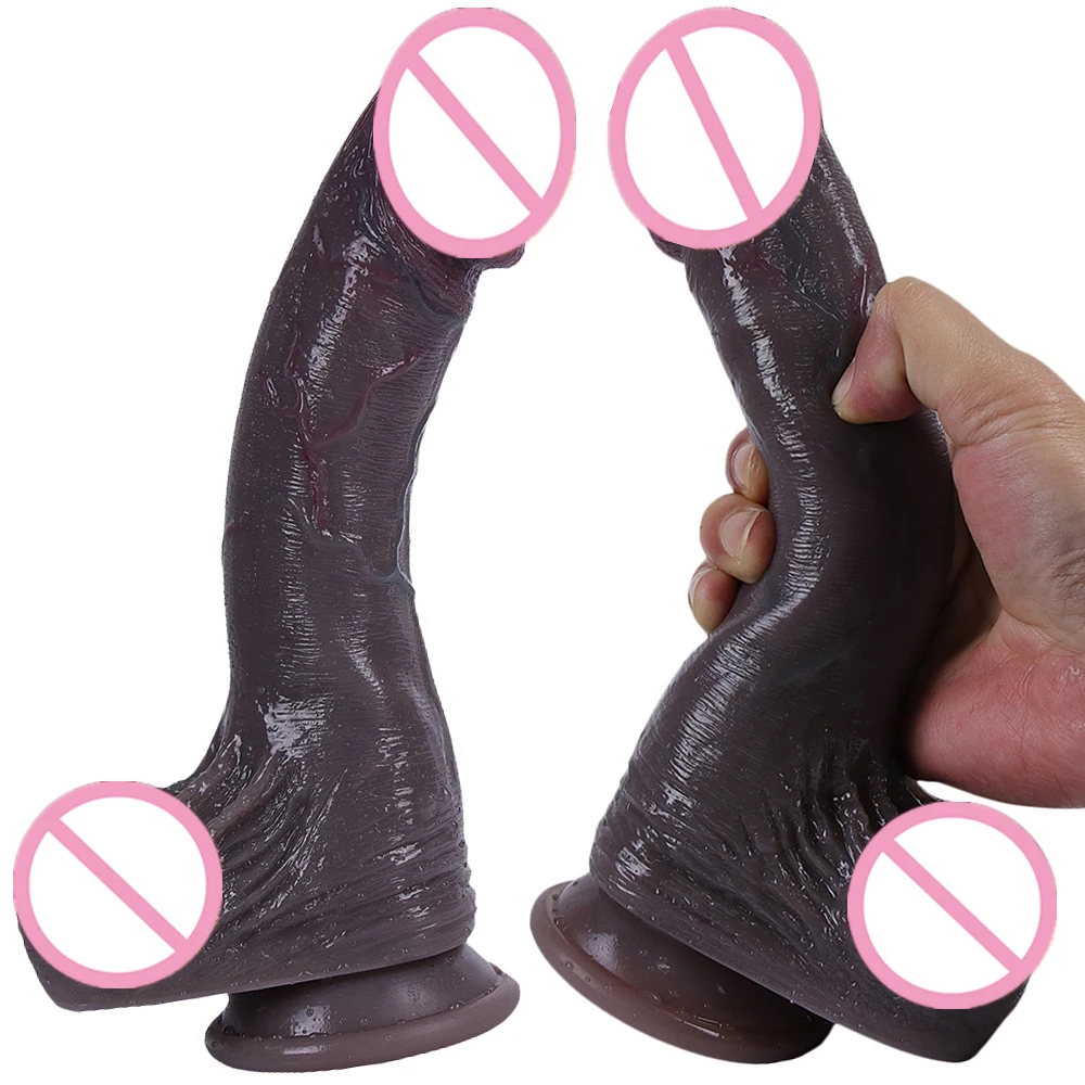 New Skin Double Penetration Realistic Dildo Big Huge Penis Suction Cup Cock Dick Anal Plug Sex Toys For Women Prostate Massager New Skin Double Penetration Realistic Dildo Big Huge Penis Suction Cup Cock Dick Anal Plug Sex Toys For Women Prostate Massager