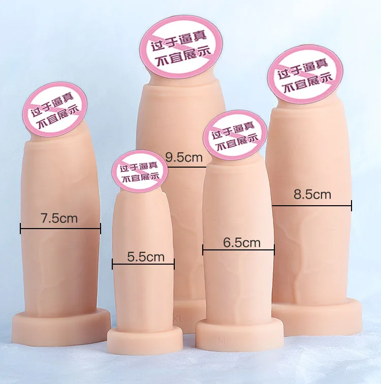 Huge Dildo Female Masturbation Sex Toys Silicone Large Anal Dildo Buttplug Anus Expansion with Powerful Suction Cup Big cock