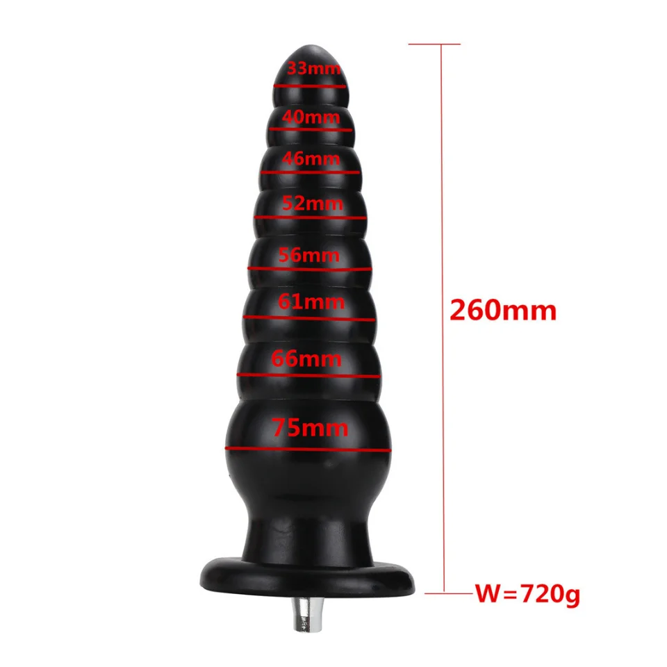 ROUGH BEAST Vac-u-Lock Big Anal Butt Plug for Sex Machine Female Huge Dildo for Love Machine Men Metal Accessorie Stimulator Toy
