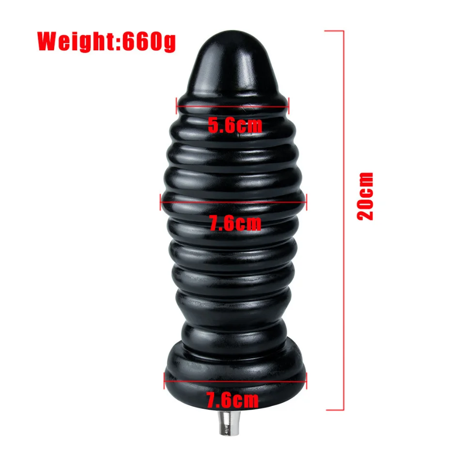 ROUGH BEAST Vac-u-Lock Big Anal Butt Plug for Sex Machine Female Huge Dildo for Love Machine Men Metal Accessorie Stimulator Toy