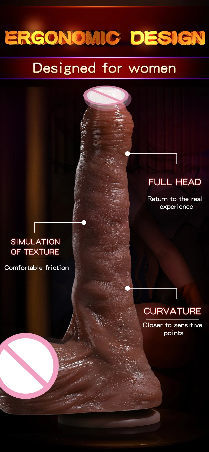 Realistic Big Dildo Automatic Heating Telescopic Big Penis G spot Massager  Strong Suction Cup Vibrator FOR Men Women Sex Toys