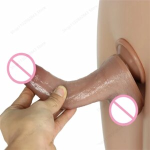 Rubber Vagina Dildo Horse Silicone Butt Plug Realistic Penises Rod Sexy Toys Woman Double Ended Didlo Masturbation Goods Toys