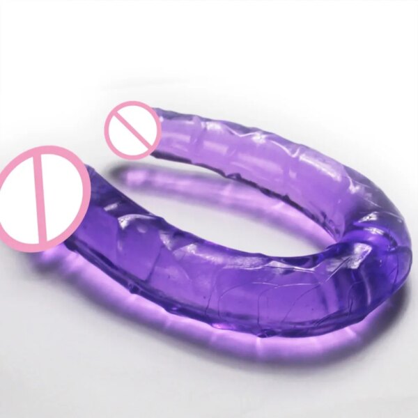 Double Ended Dildos BASICS Mini Double Penetration Dildo Masturbation Toys Vagina Plug sex toys for Woman Dildos Insertables