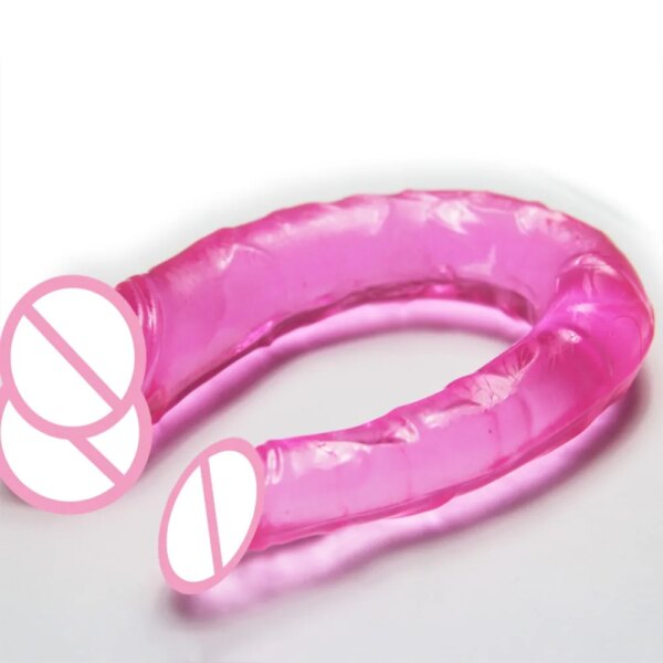Double Ended Dildos BASICS Mini Double Penetration Dildo Masturbation Toys Vagina Plug sex toys for Woman Dildos Insertables
