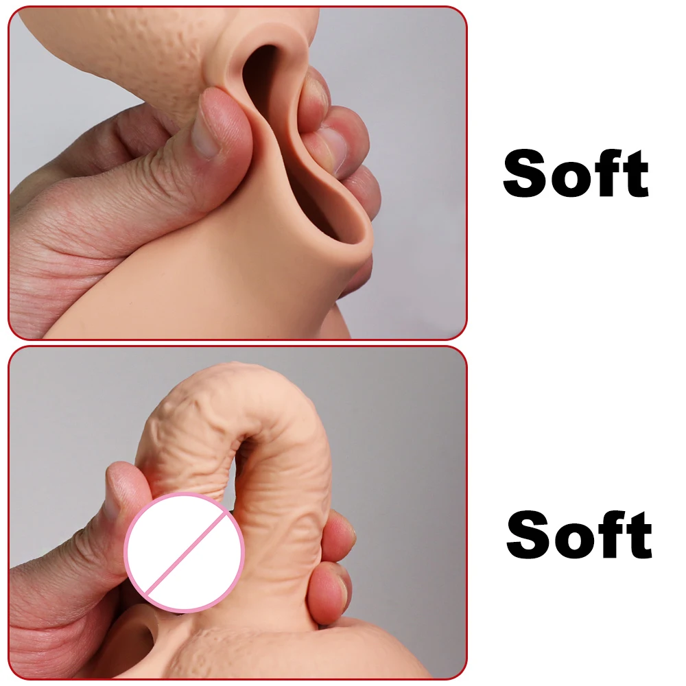 3 Size Wearable Dildo Panties Double Penetration Penis Vibrators Anal Butt Plug Adjustable Strap Silent Sex Toys For Lesbian Gay