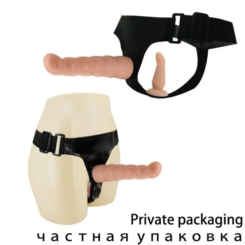 Double Penis Dual Ended Strapon Elastic Harness Belt Strap On Dildo anal plug Adult Sex Toys for Woman men lesbian Anal Dildos Double Penis Dual Ended Strapon Elastic Harness Belt Strap On Dildo anal plug Adult Sex Toys for Woman men lesbian Anal Dildos