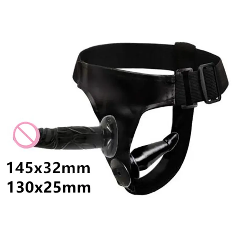 Double Penis Dual Ended Strapon Elastic Harness Belt Strap On Dildo anal plug Adult Sex Toys for Woman men lesbian Anal Dildos Double Penis Dual Ended Strapon Elastic Harness Belt Strap On Dildo anal plug Adult Sex Toys for Woman men lesbian Anal Dildos